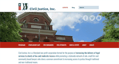 Desktop Screenshot of civiljusticenetwork.org